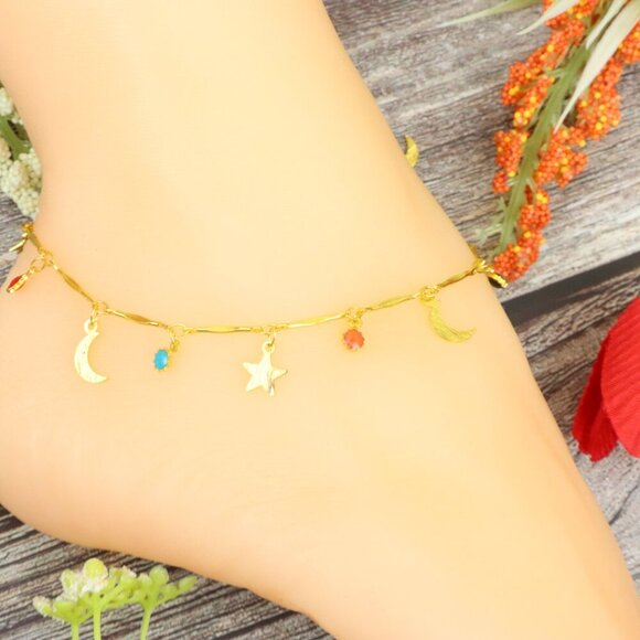 "Elegant Handmade Anklet – Delicate Jewelry for Women, MAR091580 - Picture 2 of 10
